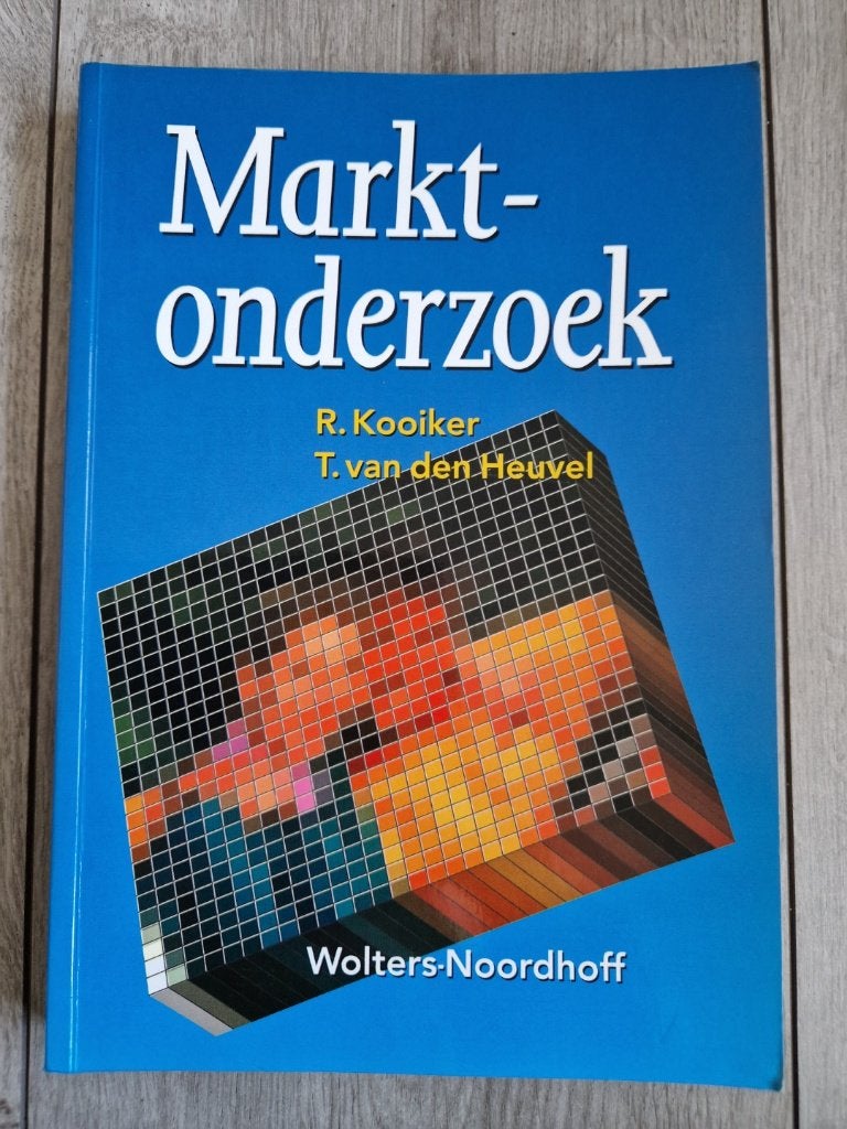 Marktonderzoek - R. Kooiker, Ophalen of Verzenden, Beta, Zo goed als nieuw