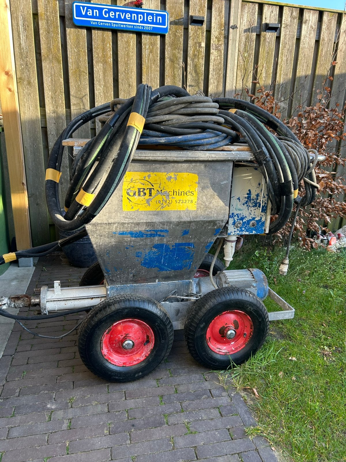 Spack spuit van GBT (zonder compressor) incl. toebehor, Ophalen, Gebruikt, Overige typen
