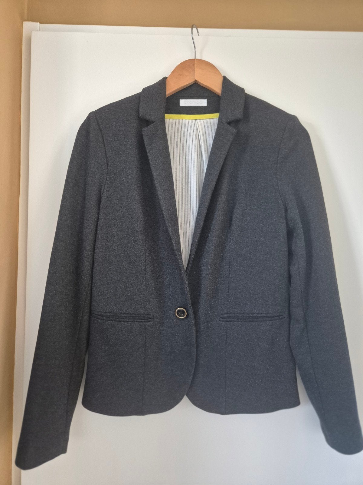 Promod grijs jasje maat M, Kleding | Dames, Maat 38/40 (M), Zo goed als nieuw, Jasje, Grijs