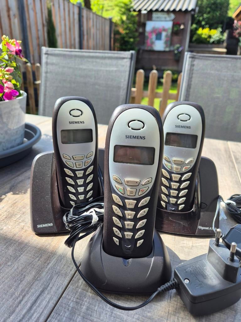 Siemens Gigaset A140 handsets (3 stuks), Telecommunicatie, Vaste telefoons | Handsets en Draadloos, Zo goed als nieuw, 3 handsets