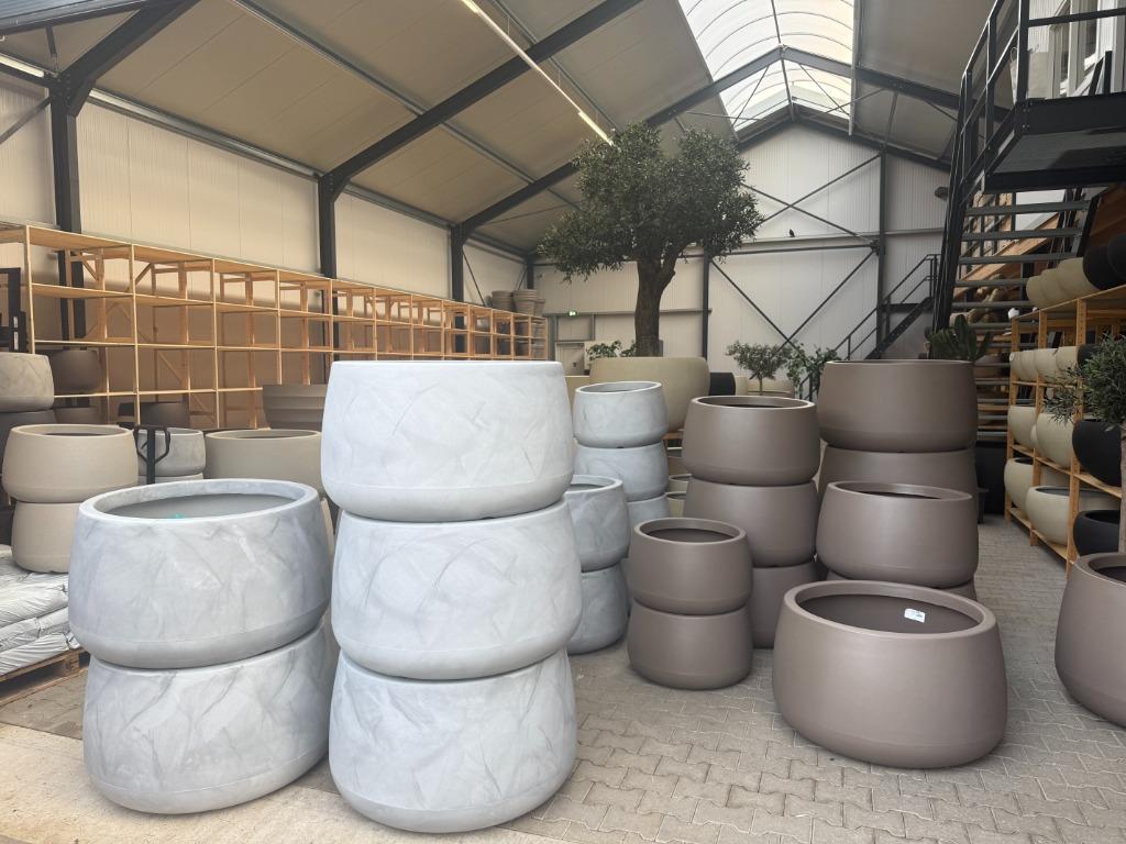 Trendy  lichtgewicht Titano bloembakken / plantenbakken !!!, Tuin en Terras, Bloembakken en Plantenbakken, Kunststof, 100 cm of meer