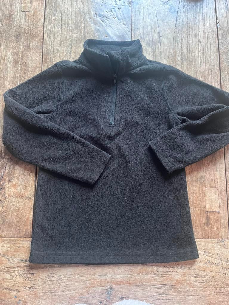 Fleece/ ski pully kind maat 98/104, Ophalen, Gedragen, Overige maten, Zwart