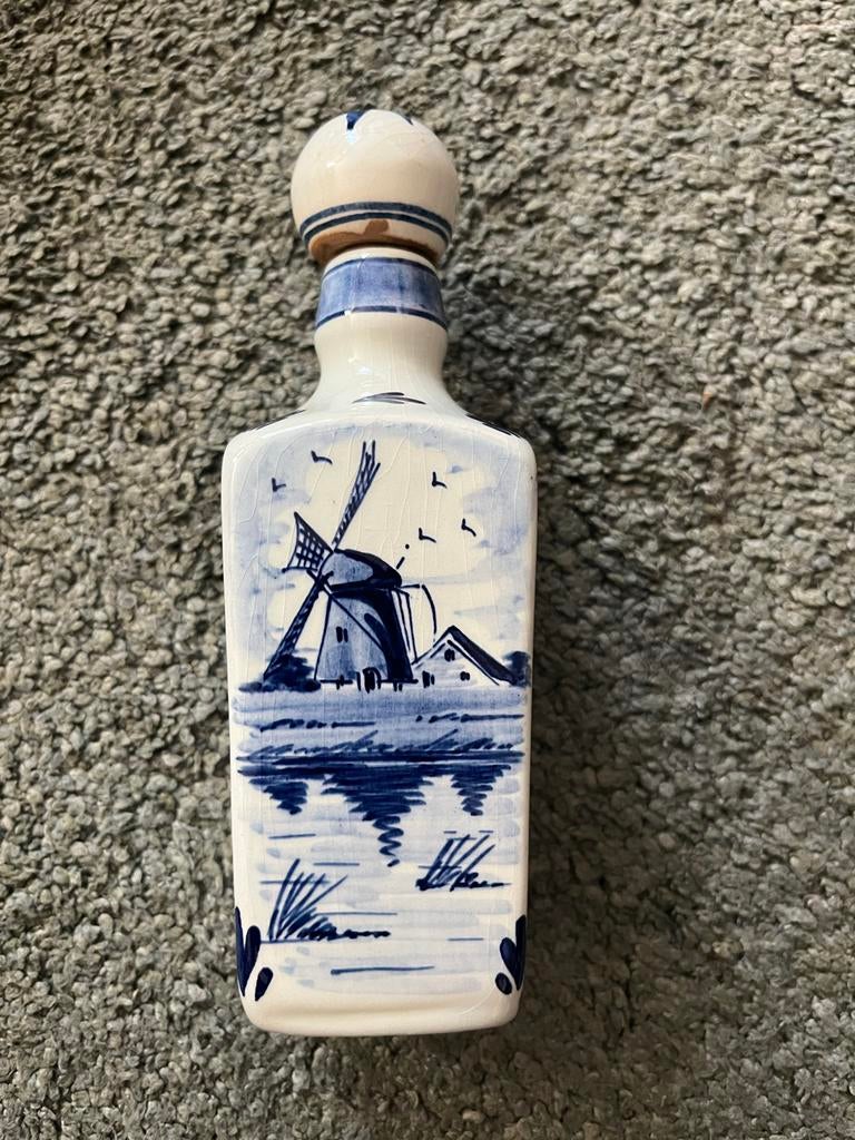 Delfts Blauw Kruikje / Flesje De Kuyper, Antiek en Kunst, Ophalen of Verzenden