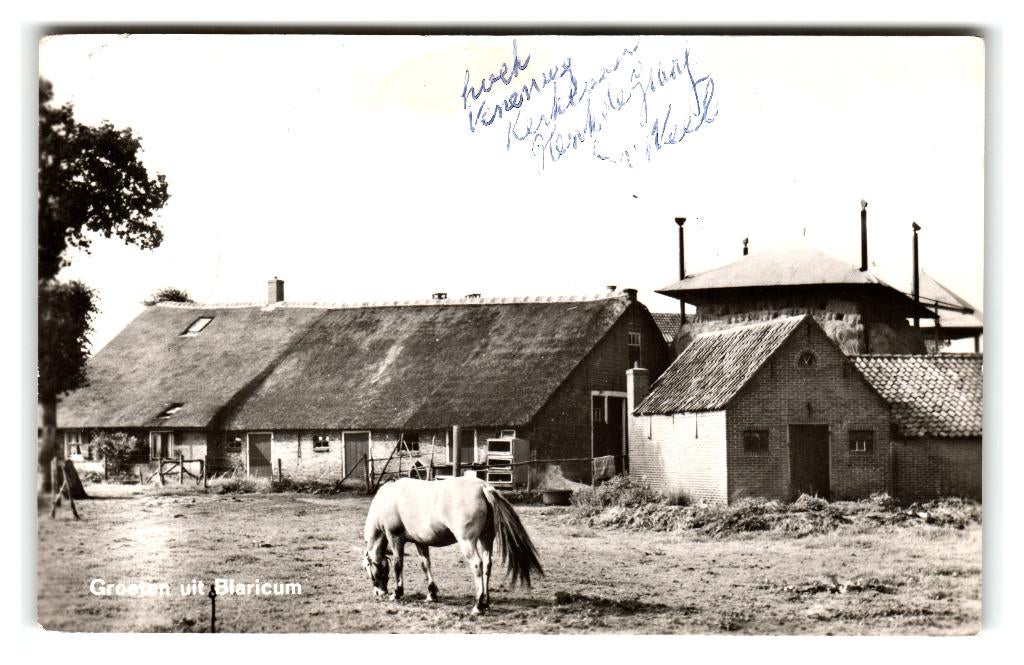 Blaricum, Groeten uit Blaricum, Verzamelen, Ansichtkaarten | Nederland, Gelopen, Noord-Holland, 1960 tot 1980, Ophalen of Verzenden