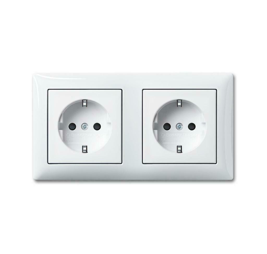 Superdeals met Busch-Jaeger Balance schakelmateriaal!!!, Verzenden, Nieuw, Stopcontact