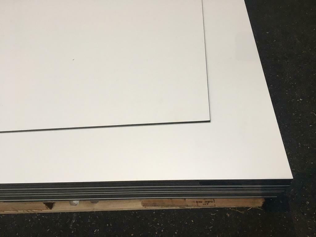 Compact/Volkern wit ivoor zwart antraciet 6/8mm 1e+2ekeus!, Doe-het-zelf en Verbouw, Platen en Panelen, Nieuw, HPL, Minder dan 20 mm
