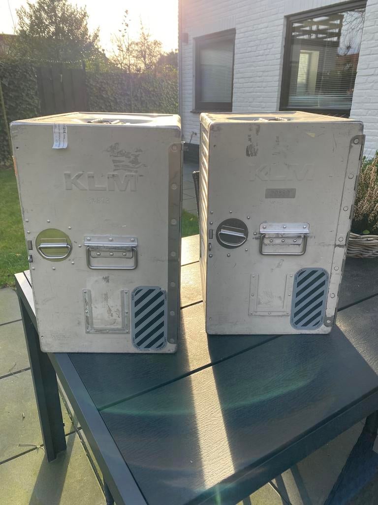 Vintage KLM galley container, Huis en Inrichting, Ophalen, Gebruikt