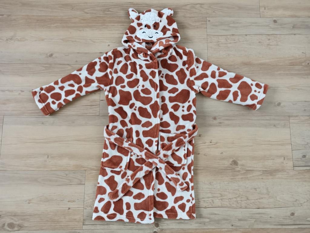 giraffe ochtendjas hema maat 122 128 carnaval, Ophalen of Verzenden, Gebruikt, 122 t/m 128, Jongen of Meisje