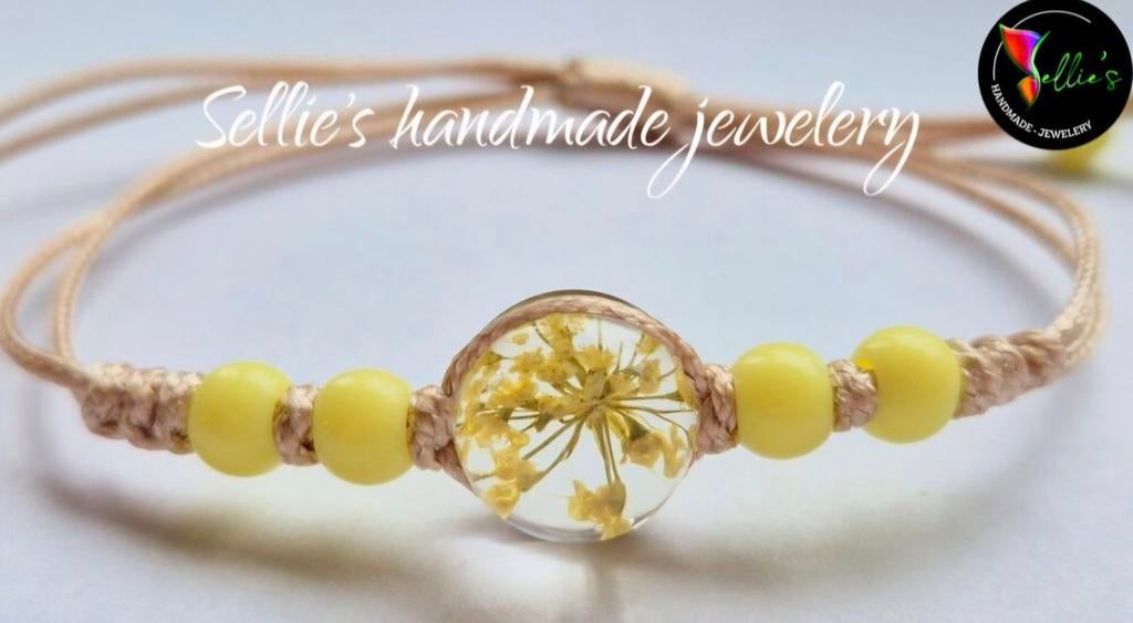 🦋 Sellie's handmade jewelery 🦋, Sieraden, Tassen en Uiterlijk, Armbanden, Ophalen of Verzenden, Nieuw, Overige kleuren, Met bedels of kralen