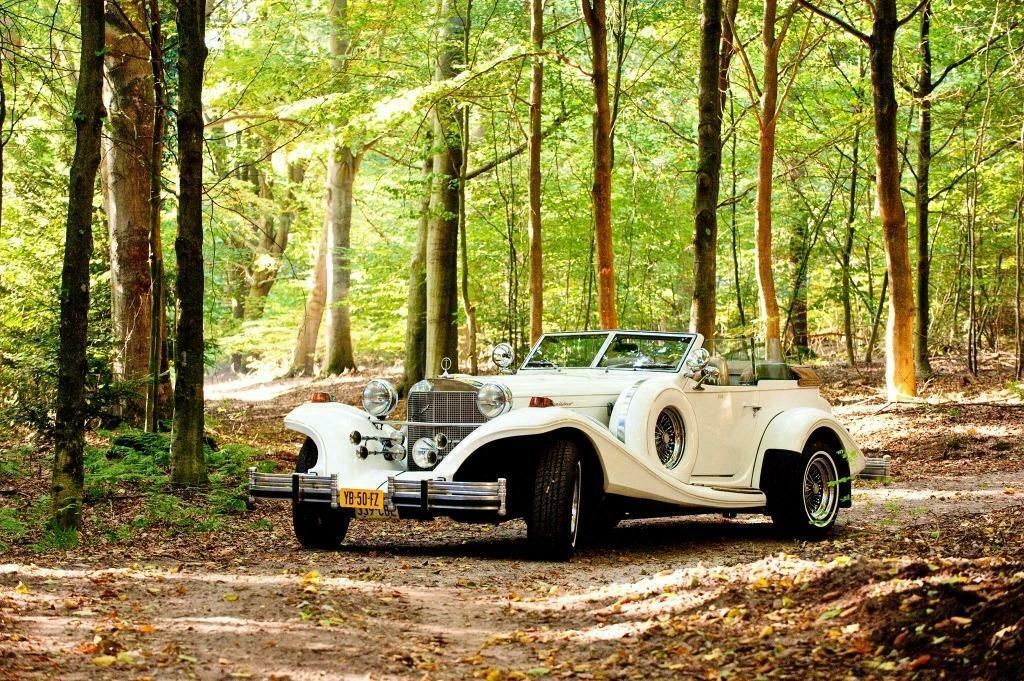 Trouwauto huren?! Rolls Royce, Excalibur , A-ford, VW kever,, Diensten en Vakmensen, Verhuur | Auto en Motor, Met chauffeur, Personenauto