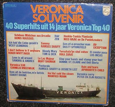 Veronica Souvenir: 40 hits uit Veronica Top 40 1974 LP611, Ophalen of Verzenden, Gebruikt, 12 inch, Pop