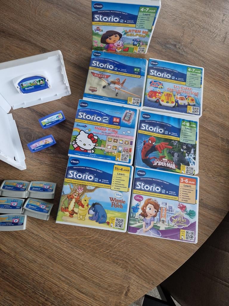 V tech storiio 2 spellen, 10 verschillrnde, Kinderen en Baby's, Speelgoed | Vtech, Ophalen of Verzenden