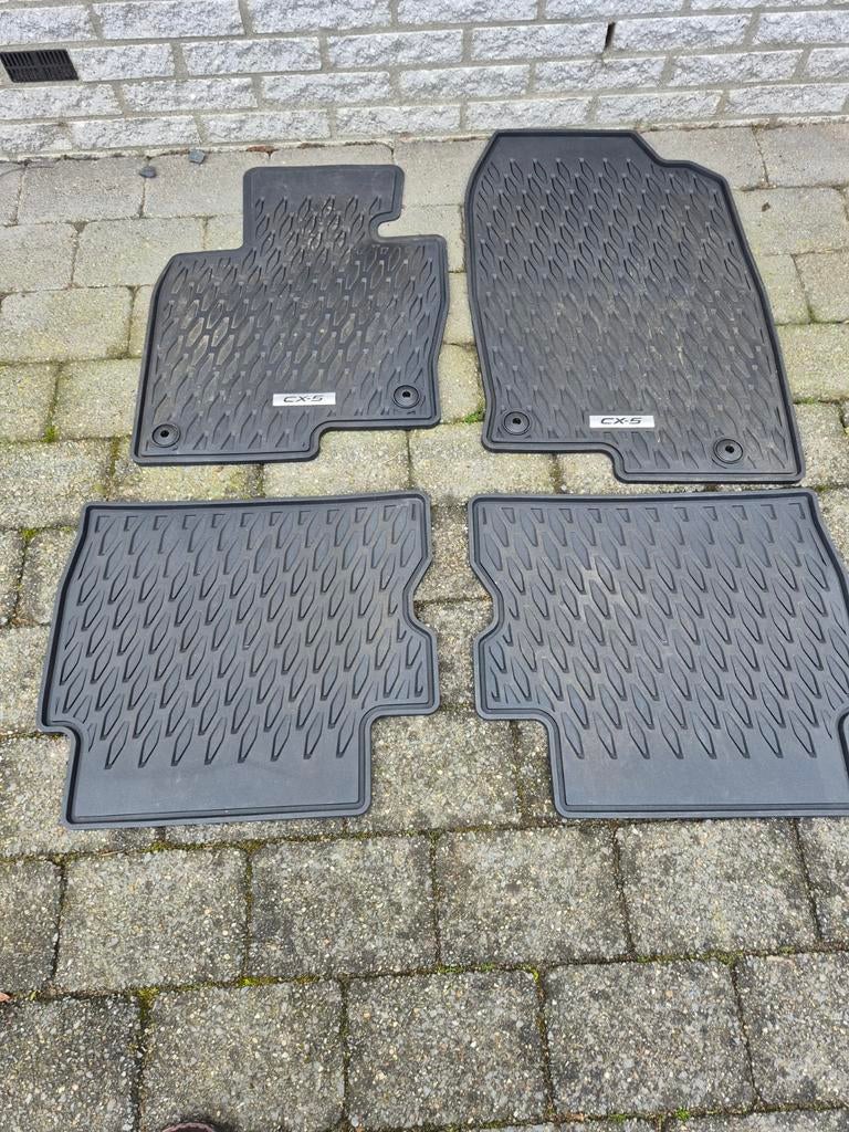 Rubber automatten.zwart., Ophalen of Verzenden, Gebruikt, Mazda