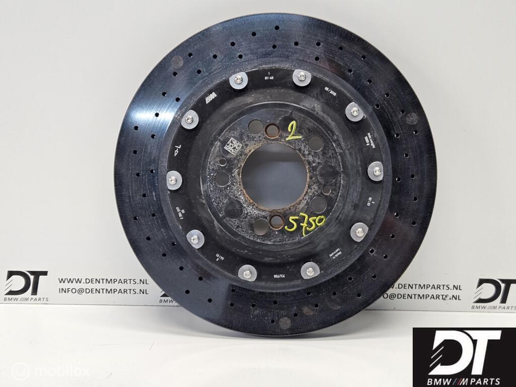 Ceramische remschijf linksachter BMW M3 F80 M4 34212284807, Gebruikt, Ophalen of Verzenden, BMW, BMW