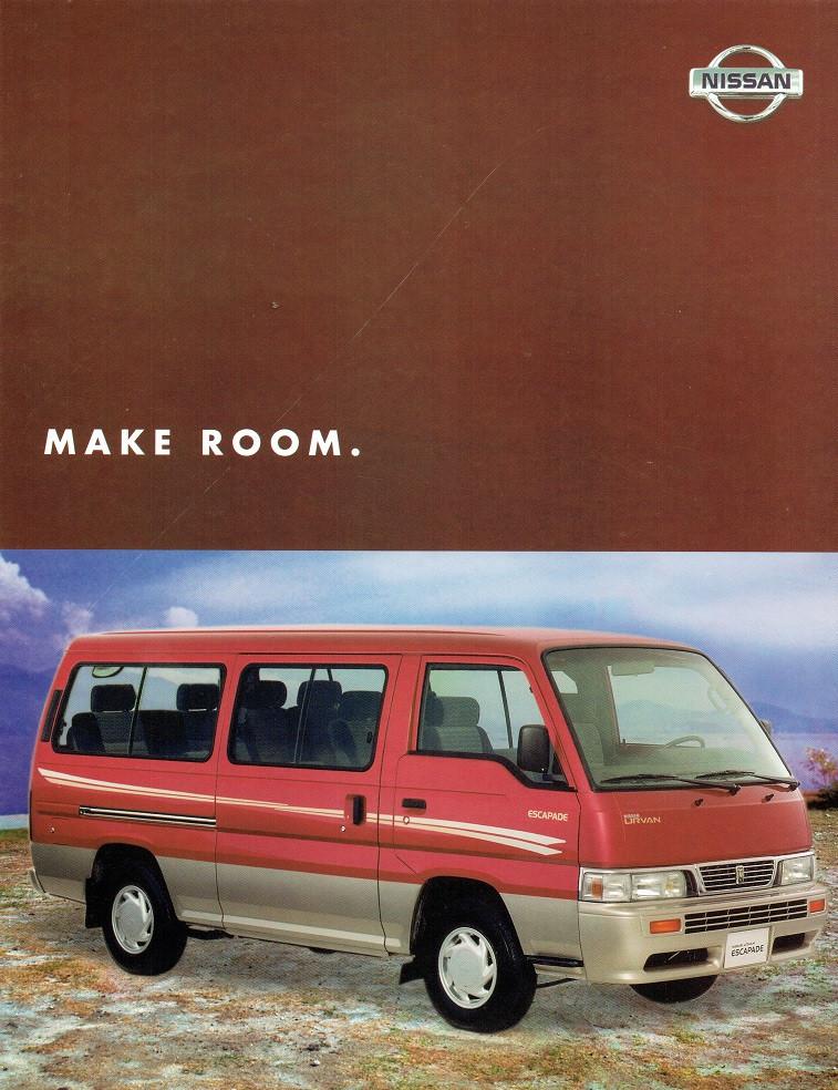 Folder Nissan Urvan Escapade 2.7L (uit Filipijnen - ca.2000), Verzenden, Gelezen, Nissan