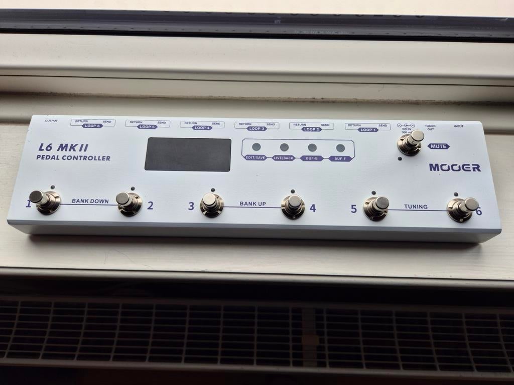Mooer L6 MKII Pedal Controller, Ophalen of Verzenden, Zo goed als nieuw, Overige typen