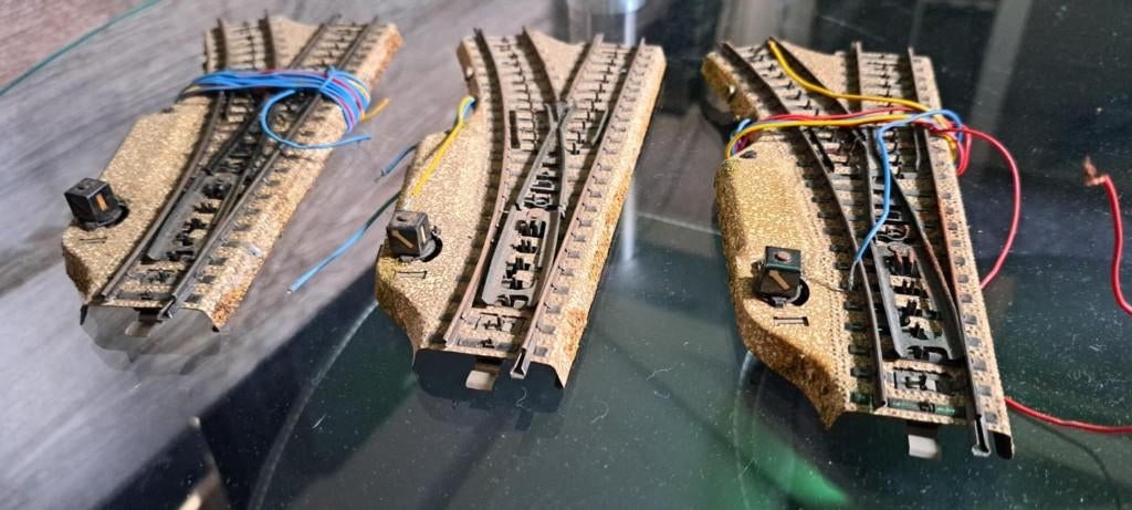 3 Marklin Wissels, electronisch, Hobby en Vrije tijd, Modeltreinen | H0, Gebruikt, Gelijkstroom of Wisselstroom, Rails, Ophalen of Verzenden