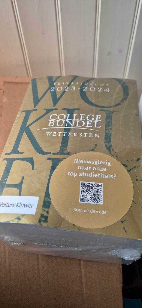 Collegebundel Wetteksten 2023-2024 Nieuwstaat, Diverse, Nieuw, Alpha, HBO
