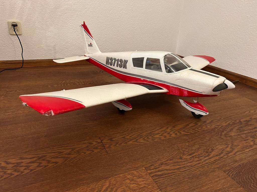 E-flite Piper cherokee modelvliegtuig, Ophalen of Verzenden, Gebruikt