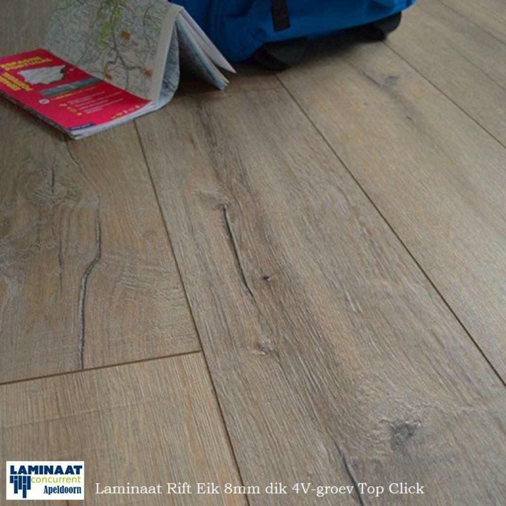 Pallet Voordeel Laminaat 45,73m2 = €620 Harbour Grey, Ophalen of Verzenden, Laminaat, Zwart, 75 m² of meer