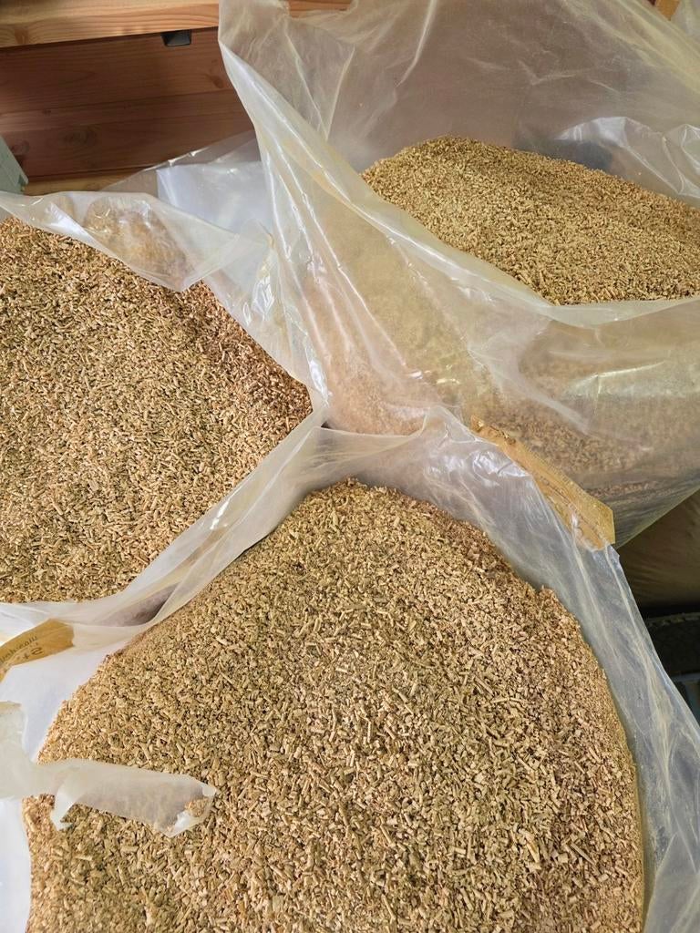 droge eiken krullen houtsnippers in grote zak, Ophalen of Verzenden, Nieuw