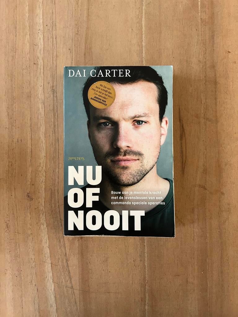 Dai Carter - Nu of nooit, Boeken, Overige Boeken, Ophalen of Verzenden, Zo goed als nieuw, Dai Carter