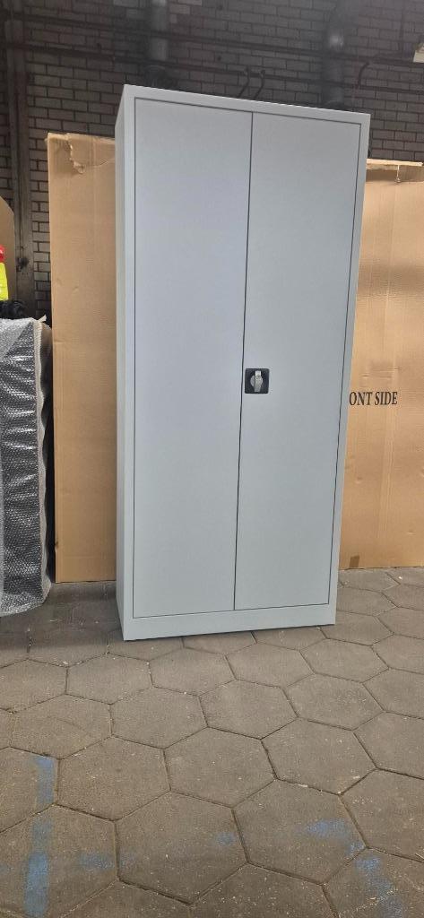 Archiefkast draaideur kasten voorraadkast grijs nieuw koopje, Ophalen, Nieuw, Met slot, Metaal