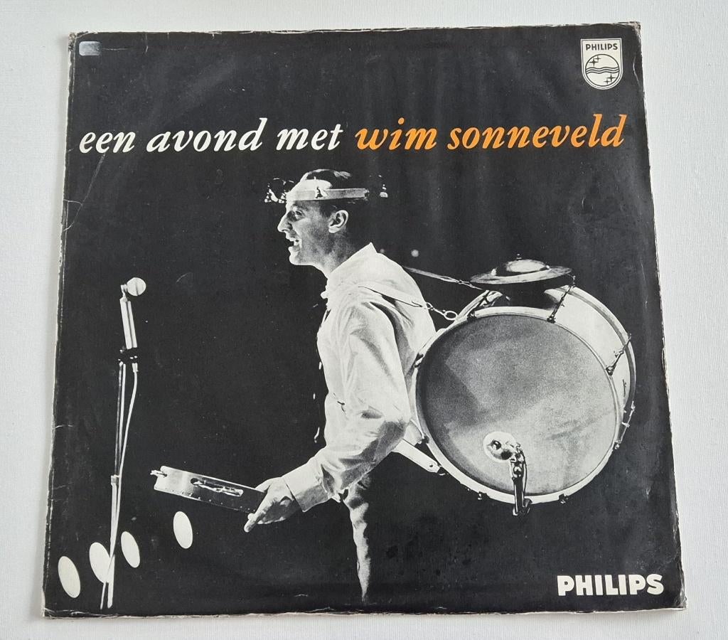 Een avond met Wim Sonneveld - LP, Cd's en Dvd's, Vinyl | Nederlandstalig, Ophalen of Verzenden, Gebruikt, 12 inch, Overige genres