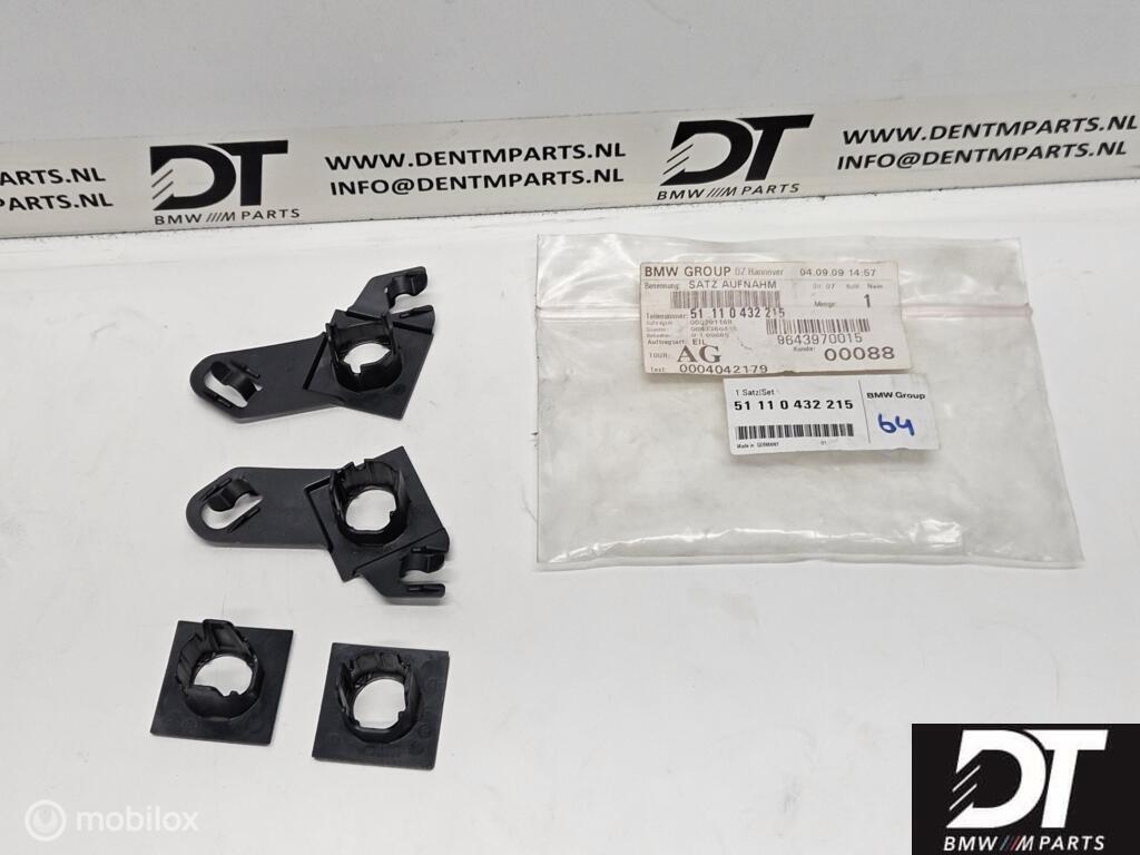 PDC sensor houder set BMW 5-serie E60 E61 LCI 51110432215, Nieuw, Ophalen of Verzenden, BMW, BMW