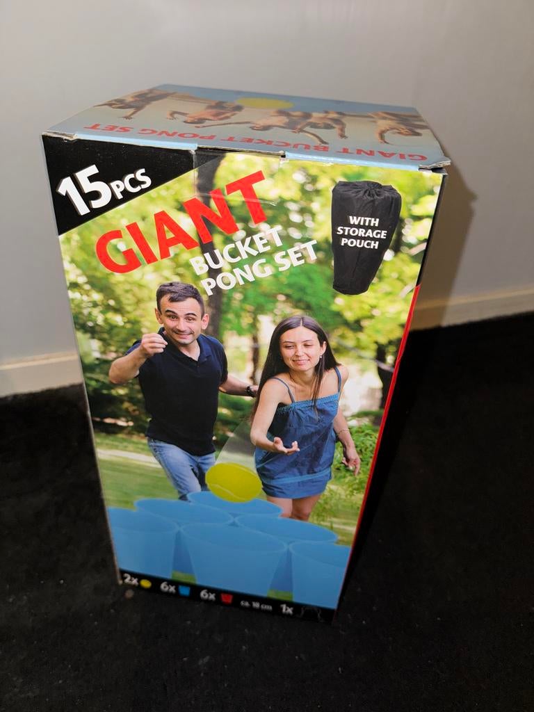 Reuze Beerpong Set - Nieuw in Verpakking!, Ophalen of Verzenden, Nieuw