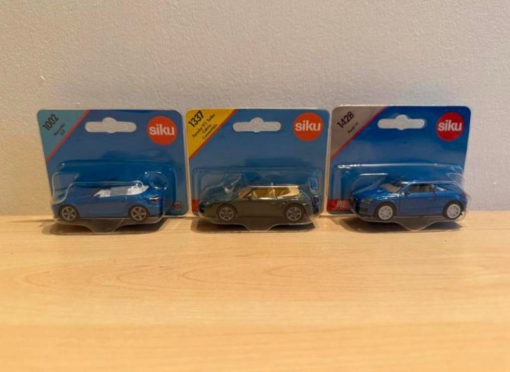 3x Siku modellen, Ophalen of Verzenden, Nieuw, Auto