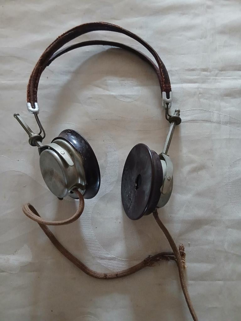 Vintage militaire koptelefoon, Ophalen of Verzenden, Overige merken