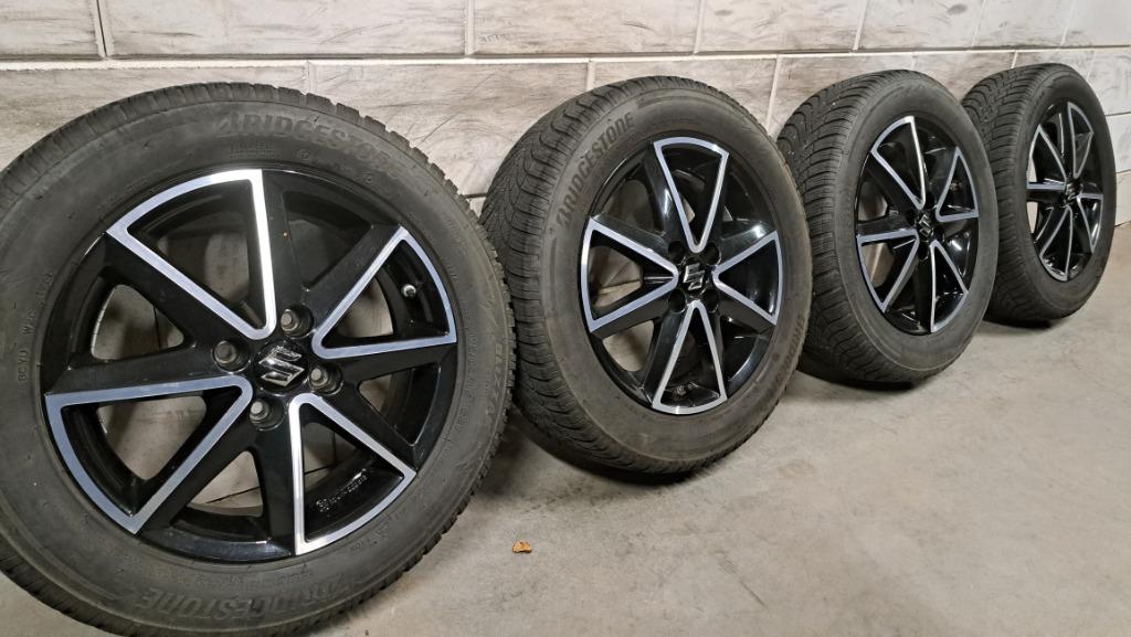 Bi-color velgen Suzuki Swift Baleno Ignis Splash 175/65/15, Gebruikt, 15 inch, 175 mm, Banden en Velgen