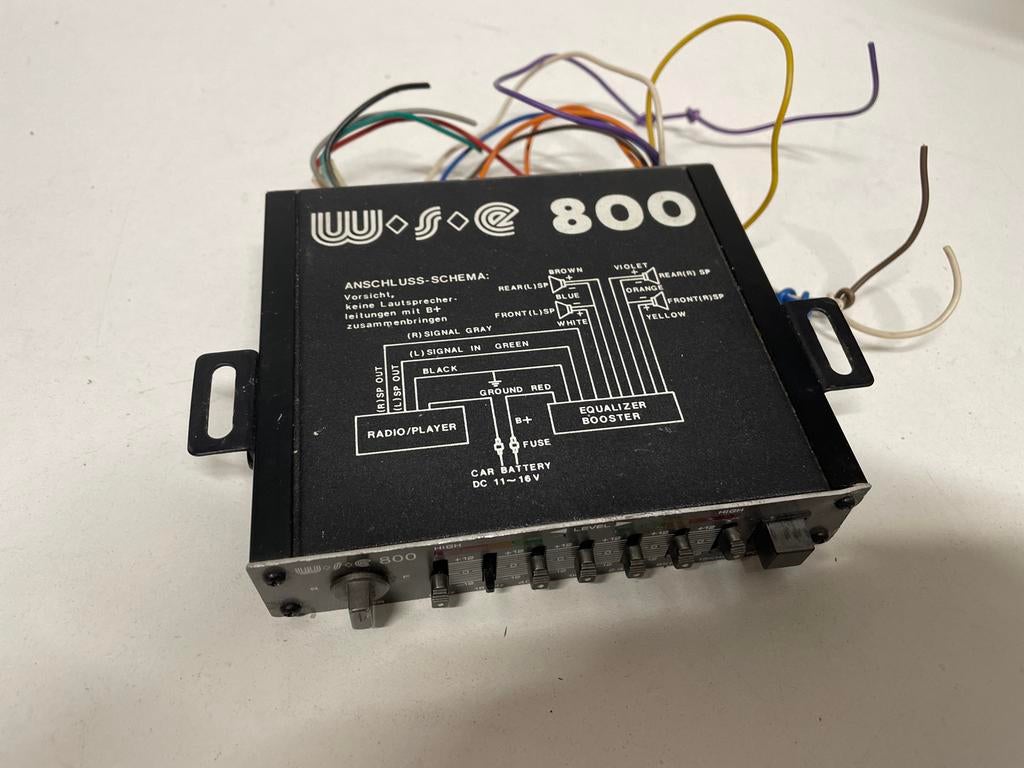 Vintage WsE 800 Equalizer Booster, Ophalen of Verzenden, Gebruikt