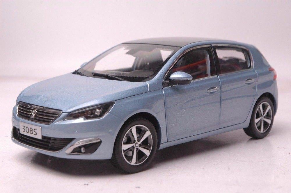 Peugeot 308S 5 deurs hatchback 2014 Blue Nacre 308 S Paudi, Hobby en Vrije tijd, Modelauto's | 1:18, Nieuw, Auto, Overige merken
