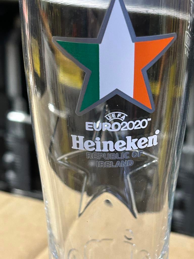 Heineken EK 2020 glas ierland, Ophalen, Nieuw, Glas of Glazen, Heineken