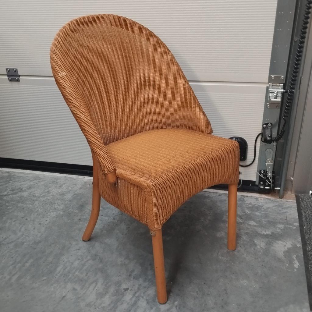 Lloyd Loom stoelen 6 stuks, Huis en Inrichting, Stoelen, Ophalen, Gebruikt, Bruin, Vijf, Zes of meer stoelen