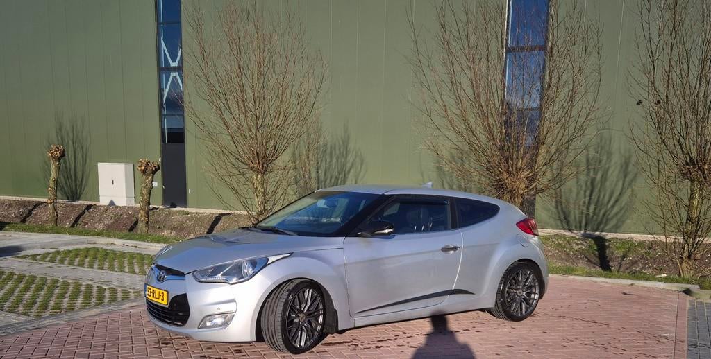 Hyundai Veloster 2011 Grijs, Auto's, Hyundai, Particulier, Veloster, Achteruitrijcamera, Airbags, Airconditioning, Bluetooth, Boordcomputer