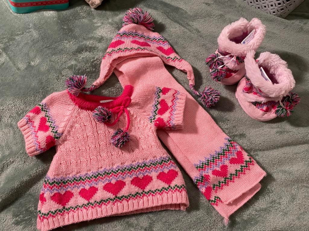 Build A Bear winter set, Kinderen en Baby's, Speelgoed | Knuffels en Pluche, Ophalen of Verzenden, Zo goed als nieuw