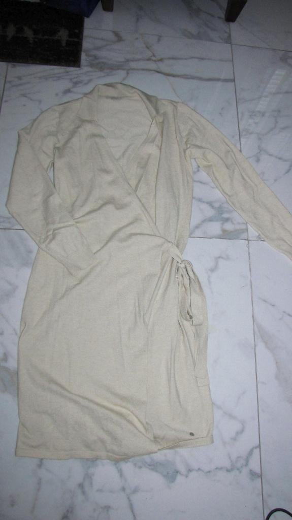 40 ZUSS creme vest overslag large, Ophalen of Verzenden, Zo goed als nieuw, Maat 38/40 (M), Beige