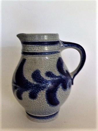 Vintage zoutglazuur kannetje Scheurich W-Germany 422-15, Ophalen, Overige kleuren, Aardewerk of Porselein, Zo goed als nieuw