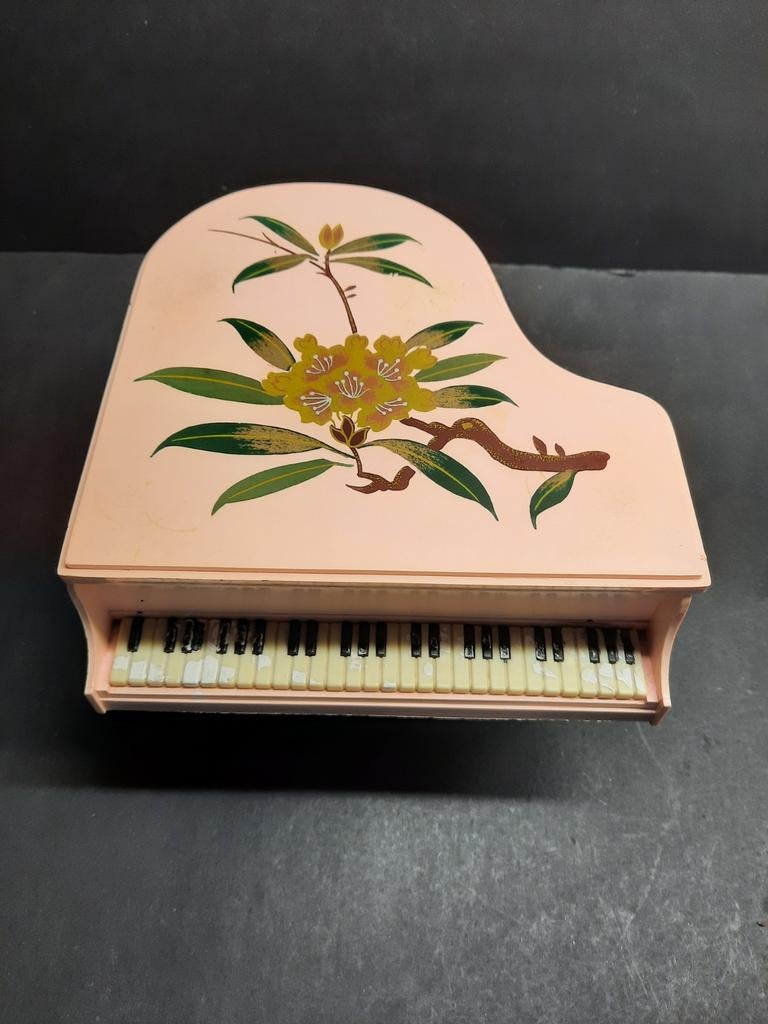 Muziekdoosje Piano - Vintage Decoratie, Muziek en Instrumenten, Gebruikt, Onbekend, Ophalen of Verzenden, Onbekend
