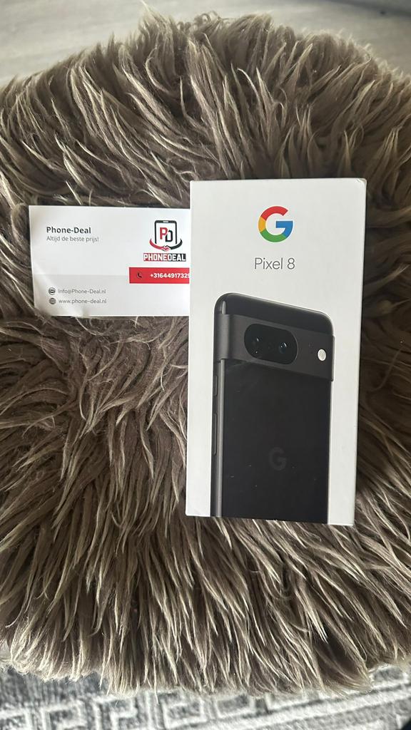 Google pixel 8 256 gb black factuur + garantie, Ophalen of Verzenden, Nieuw