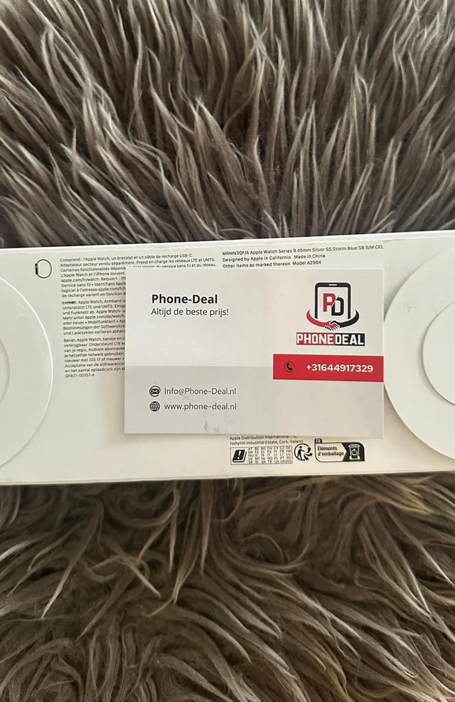 APPLE Watch Series 9 Cellular 45 mm Zilver Roestvrijstalen, Apple, Apple, IOS, Ophalen of Verzenden