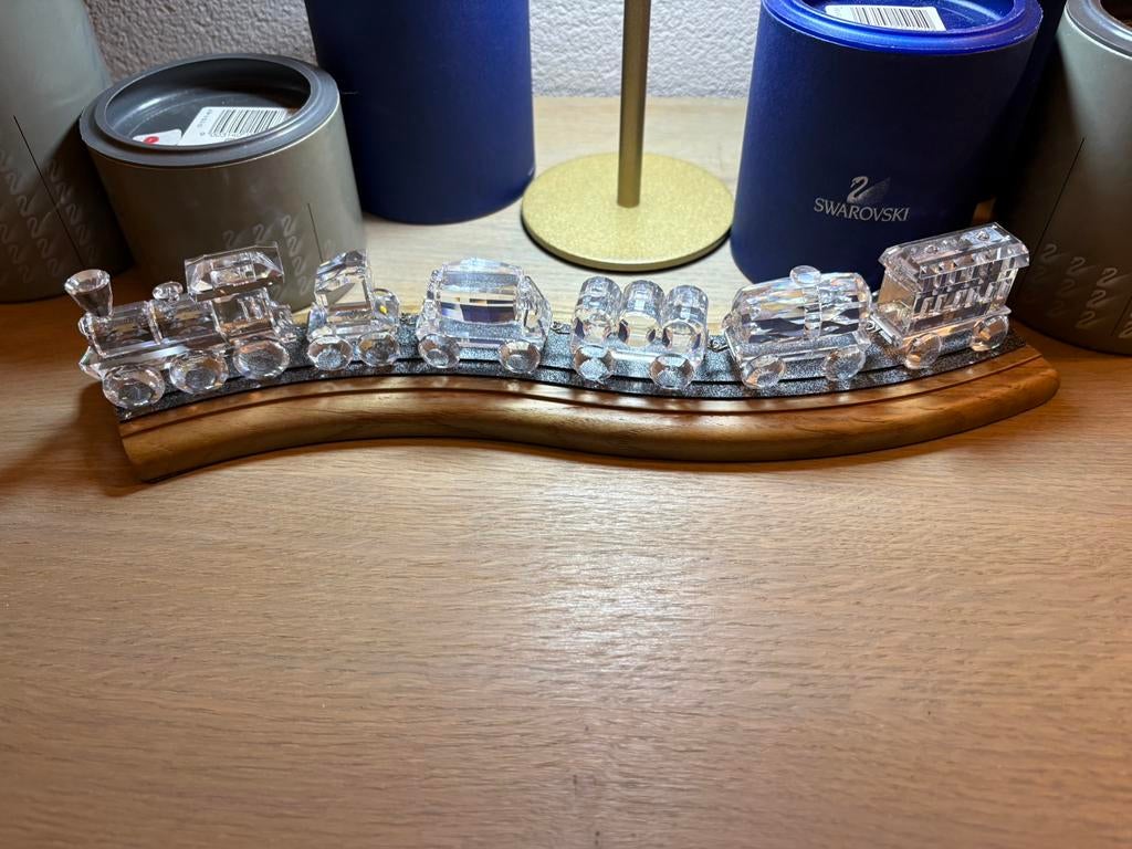 Swarovski treinset compleet, Verzamelen, Swarovski, Ophalen of Verzenden, Zo goed als nieuw, Figuurtje