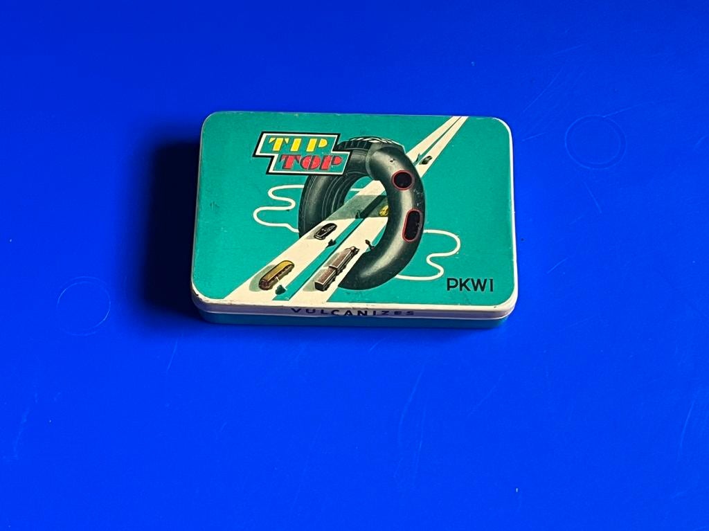 Vintage Rema Tip Top banden reparatie blikje, Ophalen of Verzenden, Zo goed als nieuw, Overige, Overige merken