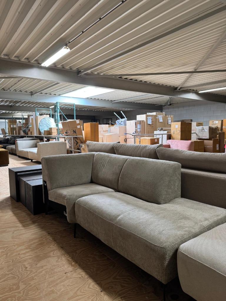 Ottomane Bamaga l Whoon l Meubilex l van €940,- voor €299,-, Ophalen, Tweepersoons, Zo goed als nieuw, Stof