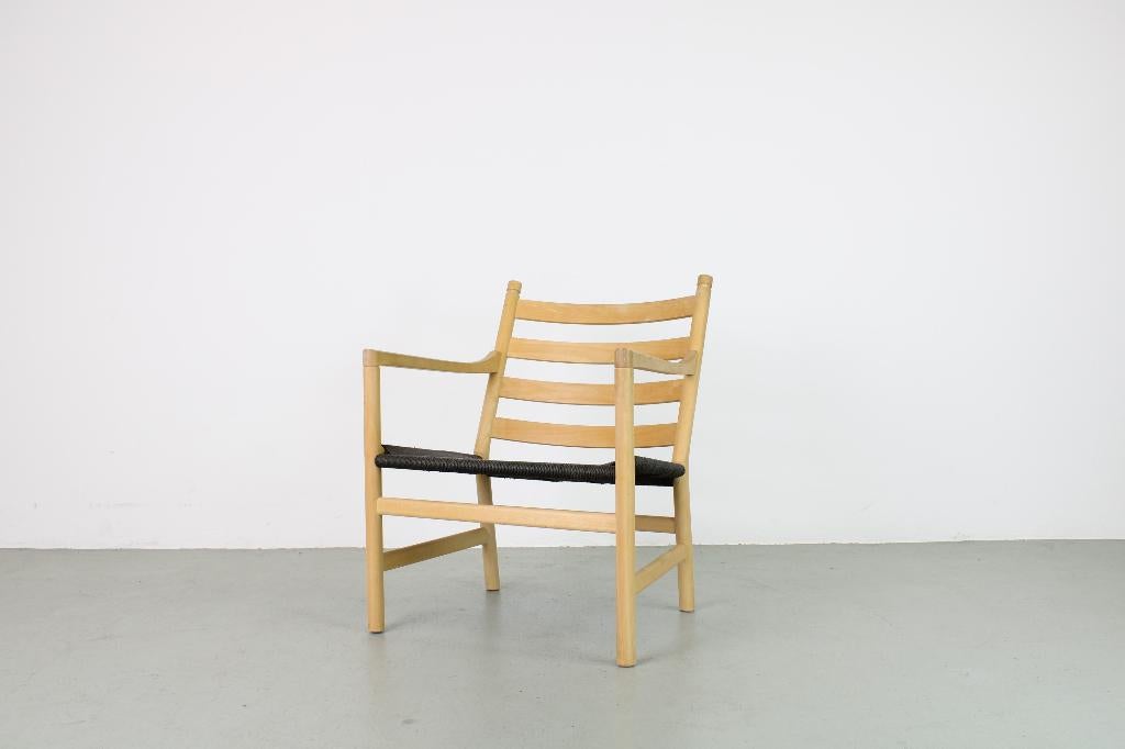 Carl Hansen & Søn CH44 fauteuil, Huis en Inrichting, Ophalen, Gebruikt, 75 tot 100 cm, Hout