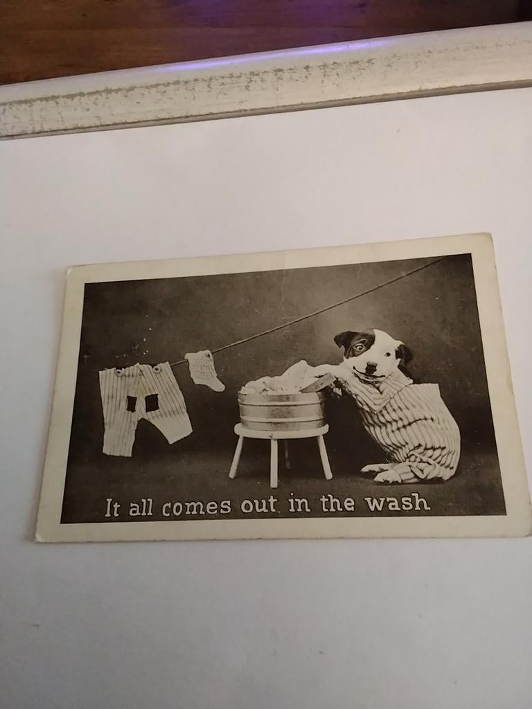 IT ALL COMES OUT IN THE WASH. 1912, Ophalen of Verzenden, Voor 1920, Overige thema's