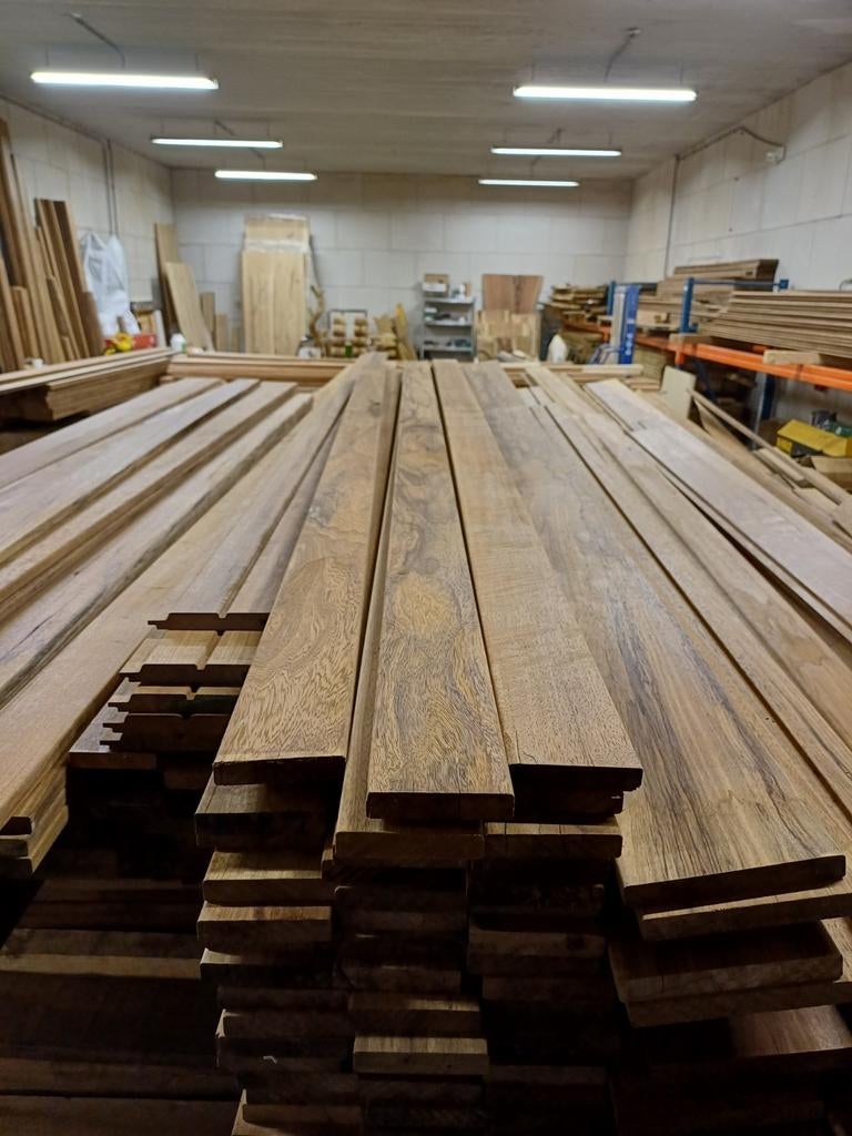 Fraké hout, Doe-het-zelf en Verbouw, Minder dan 25 mm, Nieuw, Plank, Overige houtsoorten